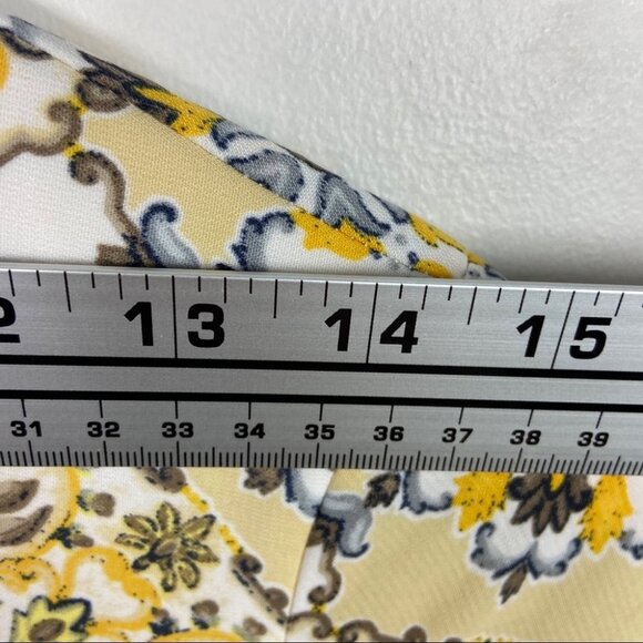 Lulus Dandelion‎ Print Yellow Shift Dress Size XS Short Sleeves Mini Floral Boho - Picture 10 of 12